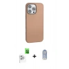 MARSİLYAN™- iPhone 16 Pro Kılıf Zirve Modern Prime - Siyah Joko Magic 5D Cam + Raze Metal Kamera Lens - BZ