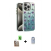 MARSİLYAN™- iPhone 16 Pro Kılıf Zirve Modern Prime - Siyah Joko Magic 5D Cam + Raze Metal Kamera Lens - CLTM