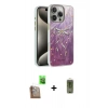 MARSİLYAN™- iPhone 16 Pro Kılıf Zirve Modern Prime - Siyah Joko Magic 5D Hayalet Cam + Raze Metal Kamera Lens - CLTM