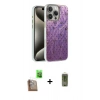 MARSİLYAN™- iPhone 16 Pro Kılıf Zirve Modern Prime - Siyah Joko Magic 5D Hayalet Cam + Raze Metal Kamera Lens - CLTM