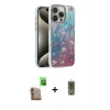MARSİLYAN™- iPhone 16 Pro Kılıf Zirve Modern Prime - Siyah Joko Magic 5D Hayalet Cam + Raze Metal Kamera Lens - CLTM
