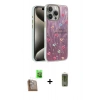 MARSİLYAN™- iPhone 16 Pro Kılıf Zirve Modern Prime - Siyah Joko Magic 5D Hayalet Cam + Raze Metal Kamera Lens - CLTM