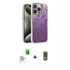 MARSİLYAN™- iPhone 16 Pro Kılıf Zirve Modern Prime - Siyah Joko Magic 5D Hayalet Cam + Raze Metal Kamera Lens - BZ