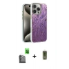 MARSİLYAN™- iPhone 16 Pro Kılıf Zirve Modern Prime - Siyah Joko Magic 5D Hayalet Cam + Siyah Raze Metal Kamera Lens