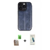 MARSİLYAN™- iPhone 16 Pro Kılıf Zirve Yansıma Serisi - Şeffaf Pasifik Cam Ekran Koruyucu + Raze Metal Kamera Lens - CLTM
