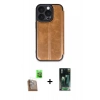 MARSİLYAN™- iPhone 16 Pro Kılıf Zirve Yansıma Serisi - Siyah 360 Mat Full Body Arka Koruyucu + Raze Metal Kamera Lens - CLTM