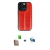 MARSİLYAN™- iPhone 16 Pro Kılıf Zirve Yansıma Serisi - Siyah 3D Antistatik Seramik Nano Ekran Koruyucu + Raze Metal Kamera Lens - CLTM
