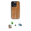 MARSİLYAN™- iPhone 16 Pro Kılıf Zirve Yansıma Serisi - Siyah 3D Antistatik Seramik Nano Ekran Koruyucu + Raze Metal Kamera Lens - CLTM