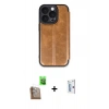 MARSİLYAN™- iPhone 16 Pro Kılıf Zirve Yansıma Serisi - Siyah Bilvis 0.18mm Plus Cam Ekran Koruyucu + Raze Metal Kamera Lens - CLTM