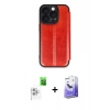 MARSİLYAN™- iPhone 16 Pro Kılıf Zirve Yansıma Serisi - Siyah Bilvis 5in1 5D Magic Hayalet Cam Ekran Koruyucu + Raze Metal Kamera Lens - BZ