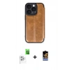 MARSİLYAN™- iPhone 16 Pro Kılıf Zirve Yansıma Serisi - Siyah Buffer Hayalet Cam Ekran Koruyucu + Raze Metal Kamera Lens - BZ