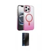 MARSİLYAN™- iPhone 16 Pro Max Kılıf Ahenk Doku Özel Seri - Siyah 3D Antistatik Hayalet Cam Ekran Koruyucu