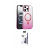 MARSİLYAN™- iPhone 16 Pro Max Kılıf Ahenk Doku Özel Seri - Siyah Bilvis 3X AR Hayalet Cam Ekran Koruyucu