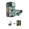 MARSİLYAN™- iPhone 16 Pro Max Kılıf Ahenk Klasik - Şeffaf 360 Full Body Arka Koruyucu + Bilvis Titan Kamera Lens - TMGI