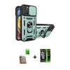 MARSİLYAN™- iPhone 16 Pro Max Kılıf Ahenk Klasik - Şeffaf 360 Full Body Arka Koruyucu + Raze Metal Kamera Lens - CLTM