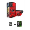 MARSİLYAN™- iPhone 16 Pro Max Kılıf Ahenk Klasik - Şeffaf 360 Full Body Arka Koruyucu + PVD Metal Kamera Lens - GS