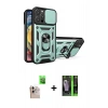 MARSİLYAN™- iPhone 16 Pro Max Kılıf Ahenk Klasik - Şeffaf 360 Full Body Arka Koruyucu + Raze Metal Kamera Lens - NLGY