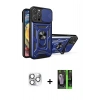 MARSİLYAN™- iPhone 16 Pro Max Kılıf Ahenk Klasik - Şeffaf 360 Full Body Arka Koruyucu + Pers Alüminyum Kamera Lens - GS
