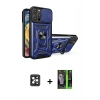 MARSİLYAN™- iPhone 16 Pro Max Kılıf Ahenk Klasik - Şeffaf 360 Full Body Arka Koruyucu + PVD Metal Kamera Lens - SH
