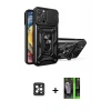 MARSİLYAN™- iPhone 16 Pro Max Kılıf Ahenk Klasik - Şeffaf 360 Full Body Arka Koruyucu + PVD Metal Kamera Lens - SH