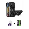 MARSİLYAN™- iPhone 16 Pro Max Kılıf Ahenk Klasik - Şeffaf 360 Full Body Arka Koruyucu + Bilvis Titan Kamera Lens - SH