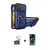 MARSİLYAN™- iPhone 16 Pro Max Kılıf Ahenk Klasik - Siyah 360 Mat Full Body Arka Koruyucu + Bilvis Titan Kamera Lens - GS