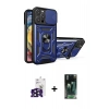 MARSİLYAN™- iPhone 16 Pro Max Kılıf Ahenk Klasik - Siyah 360 Mat Full Body Arka Koruyucu + Bilvis Titan Kamera Lens - SH