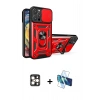 MARSİLYAN™- iPhone 16 Pro Max Kılıf Ahenk Klasik - Siyah 3D Antistatik Cam Ekran Koruyucu + PVD Metal Kamera Lens - GD