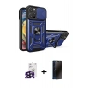 MARSİLYAN™- iPhone 16 Pro Max Kılıf Ahenk Klasik - Siyah 3D Antistatik Hayalet Cam Ekran Koruyucu + Bilvis Titan Kamera Lens - SH