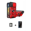 MARSİLYAN™- iPhone 16 Pro Max Kılıf Ahenk Klasik - Siyah 3D Antistatik Hayalet Cam Ekran Koruyucu + PVD Metal Kamera Lens - GS