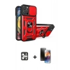 MARSİLYAN™- iPhone 16 Pro Max Kılıf Ahenk Klasik - Siyah 3D Antistatik Mat Seramik Nano Ekran Koruyucu + Gümüş PVD Metal Kamera Lens