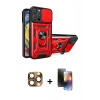 MARSİLYAN™- iPhone 16 Pro Max Kılıf Ahenk Klasik - Siyah 3D Antistatik Mat Seramik Nano Ekran Koruyucu + Pers Alüminyum Kamera Lens - CLTM