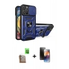 MARSİLYAN™- iPhone 16 Pro Max Kılıf Ahenk Klasik - Siyah 3D Antistatik Mat Seramik Nano Ekran Koruyucu + Raze Metal Kamera Lens - CLTM