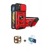 MARSİLYAN™- iPhone 16 Pro Max Kılıf Ahenk Klasik - Siyah 3D Antistatik Seramik Nano Ekran Koruyucu + Pers Alüminyum Kamera Lens - CLTM