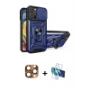 MARSİLYAN™- iPhone 16 Pro Max Kılıf Ahenk Klasik - Siyah 3D Antistatik Seramik Nano Ekran Koruyucu + Pers Alüminyum Kamera Lens - CLTM