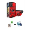 MARSİLYAN™- iPhone 16 Pro Max Kılıf Ahenk Klasik - Siyah 3D Antistatik Seramik Nano Ekran Koruyucu + Raze Metal Kamera Lens - NLGY