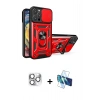 MARSİLYAN™- iPhone 16 Pro Max Kılıf Ahenk Klasik - Siyah 3D Antistatik Seramik Nano Ekran Koruyucu + Pers Alüminyum Kamera Lens - GS