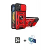 MARSİLYAN™- iPhone 16 Pro Max Kılıf Ahenk Klasik - Siyah 3D Antistatik Seramik Nano Ekran Koruyucu + PVD Metal Kamera Lens - GS