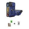 MARSİLYAN™- iPhone 16 Pro Max Kılıf Ahenk Klasik - Siyah Bilvis 3D Cam Ekran Koruyucu + Raze Metal Kamera Lens - CLTM