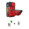 MARSİLYAN™- iPhone 16 Pro Max Kılıf Ahenk Klasik - Siyah Bilvis 3D Cam Ekran Koruyucu + Raze Metal Kamera Lens - NLGY