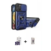 MARSİLYAN™- iPhone 16 Pro Max Kılıf Ahenk Klasik - Siyah Bilvis 3D Cam Ekran Koruyucu + Bilvis Titan Kamera Lens - TMGI