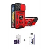 MARSİLYAN™- iPhone 16 Pro Max Kılıf Ahenk Klasik - Siyah Bilvis 3X AR Hayalet Cam Ekran Koruyucu + Bilvis Titan Kamera Lens - SH