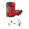 MARSİLYAN™- iPhone 16 Pro Max Kılıf Ahenk Klasik - Siyah Bilvis 3X AR Hayalet Cam Ekran Koruyucu + Raze Metal Kamera Lens - BZ