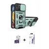 MARSİLYAN™- iPhone 16 Pro Max Kılıf Ahenk Klasik - Siyah Bilvis 3X AR HD Cam Ekran Koruyucu + Bilvis Titan Kamera Lens - TMGI