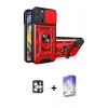 MARSİLYAN™- iPhone 16 Pro Max Kılıf Ahenk Klasik - Siyah Bilvis 5in1 3D Magic Cam Ekran Koruyucu + Gümüş PVD Metal Kamera Lens