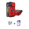 MARSİLYAN™- iPhone 16 Pro Max Kılıf Ahenk Klasik - Siyah Bilvis 5in1 3D Magic Cam Ekran Koruyucu + Pers Alüminyum Kamera Lens - GS