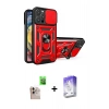 MARSİLYAN™- iPhone 16 Pro Max Kılıf Ahenk Klasik - Siyah Bilvis 5in1 3D Magic Cam Ekran Koruyucu + Raze Metal Kamera Lens - NLGY