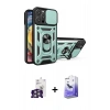 MARSİLYAN™- iPhone 16 Pro Max Kılıf Ahenk Klasik - Siyah Bilvis 5in1 5D Magic Hayalet Cam Ekran Koruyucu + Bilvis Titan Kamera Lens - GS