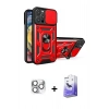 MARSİLYAN™- iPhone 16 Pro Max Kılıf Ahenk Klasik - Siyah Bilvis 5in1 5D Magic Hayalet Cam Ekran Koruyucu + Gümüş Pers Alüminyum Kamera Lens