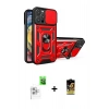 MARSİLYAN™- iPhone 16 Pro Max Kılıf Ahenk Klasik - Siyah Buffer Cam Ekran Koruyucu + Raze Metal Kamera Lens - BZ